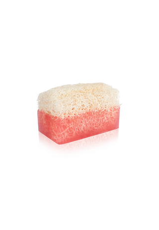 Luffa-Rosen-Seife-Natur-Handgemacht