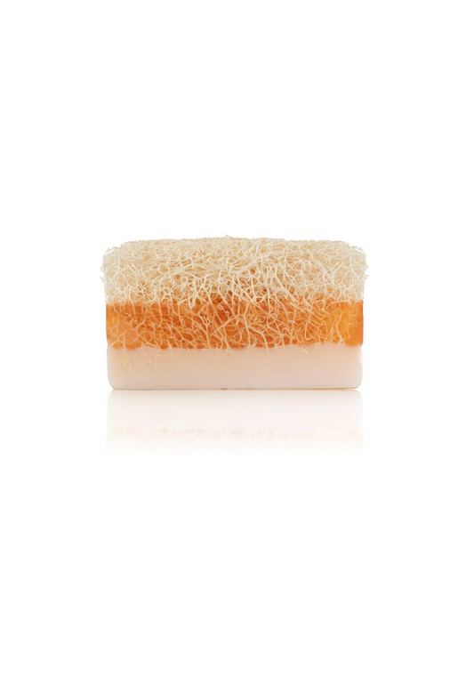 Eselsmilch-Honig-Seife-Luffa-Natur-Handgemacht