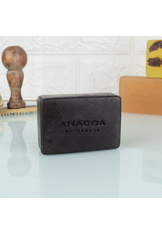Anadoa Black Clay Rosemary Natural Soap - Handmade