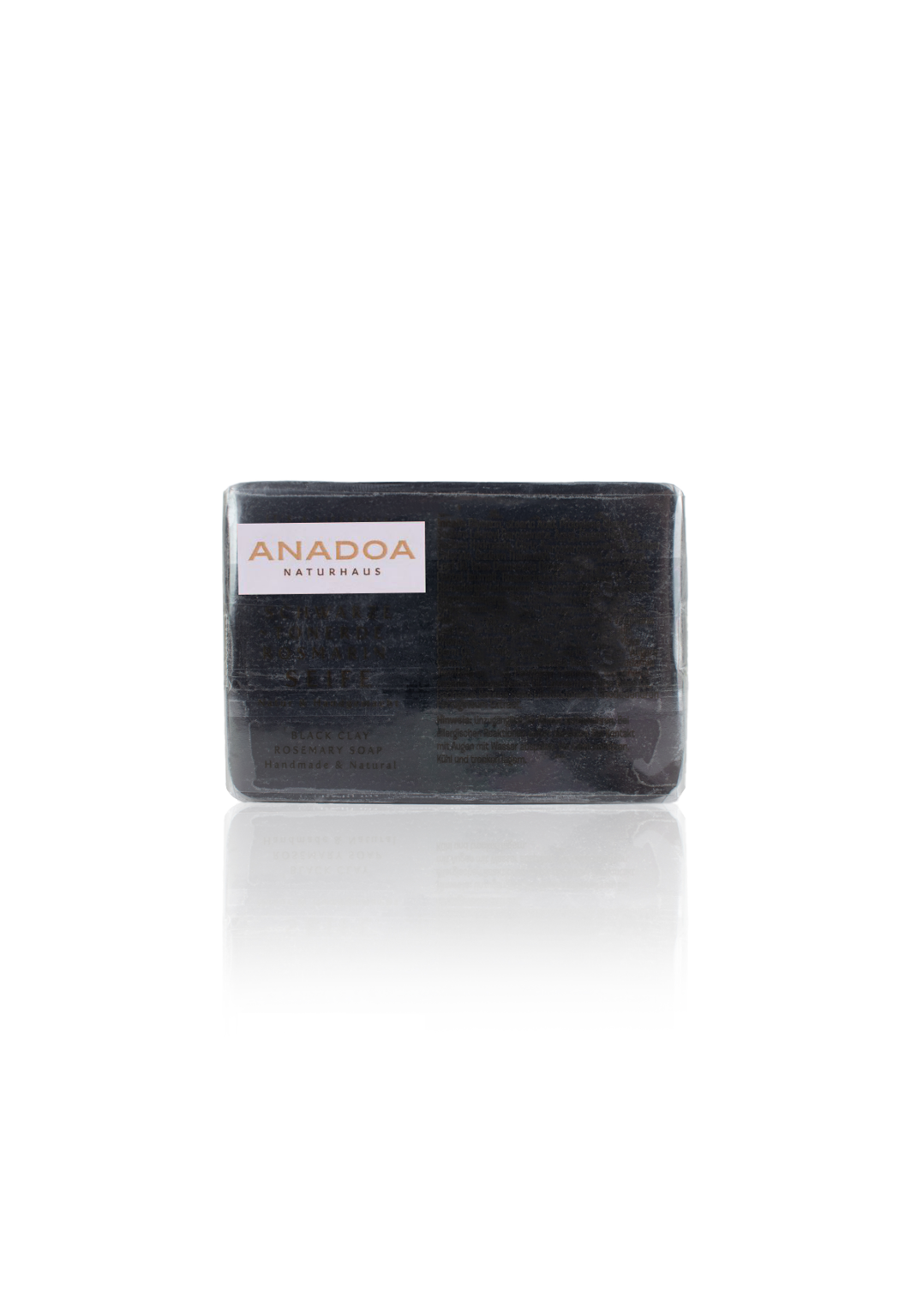 Anadoa Black Clay Rosemary Natural Soap - Handmade