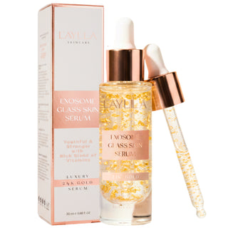 Exosome Glass Skin Serum Luxuspflege mit Exosomen, 24K Gold & pflanzlicher Anti-Aging-Power